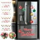 thumbnail image 1 of Imanes para puertas de garaje navideñas de 32 piezas - Decoración de cocina para frigorífico de Feliz Navidad, set de decoración magnética grande para puertas metálicas, 1 of 5