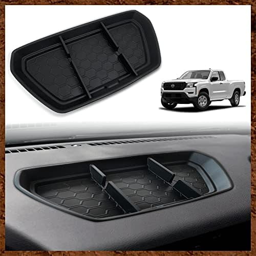 JJMY For 2022-2024 Nissan Frontier Cab Dashboard Storage Tray Organizer Accessories , 1 Pack