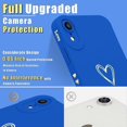 thumbnail image 4 of Compatible con iPhone Xr Funda de 6.1 pulgadas para mujeres y niñas, Lindo corazón de amor de lujo [Cubierta protectora de lente de cámara completa suave antiarañazos] Silicona Girly S, 4 of 5