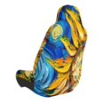thumbnail image 2 of Wukai vintage Starry Sunflower Full Set Car Seat Covers with Soft Padding Universal Auto Front Seats Protector and Cushion Mat, 2 of 5