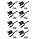 thumbnail image 1 of 8X Cerradura de Puerta Con Cerradura Automática Palanca de Gravedad Automática Cerradura de Puerta para Cerco de Madera Cierres de Puerta Acero Negro, 1 of 9