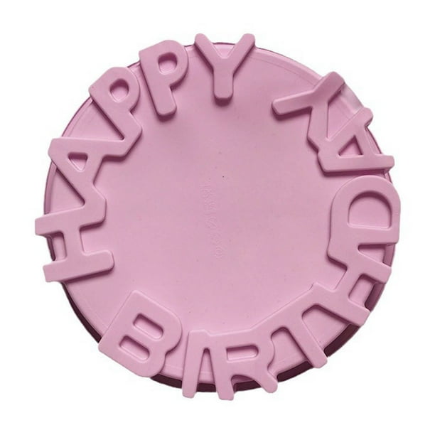 Molde de silicona redondo para tartas - Reutilizable y antiadherente para tartas de cumpleaños, apto para microondas y horno