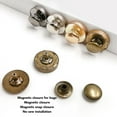 thumbnail image 3 of Premium  Button Clasp Snaps 18x2mm Crafted From Alloy Bag Copper Edged Buckle Ideal for Concealed Seam Wallets Durable Accessory Features Robust, 3 of 7