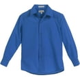 thumbnail image 3 of Boy's Classic Fit Long Sleeve Casual Button Down Toddler Kids Dress Shirt (Royal Blue, 10), 3 of 3