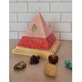 thumbnail image 2 of Pyramid Candle with Crystals Inside, Surprise Candle, 2 of 9