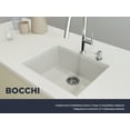 thumbnail image 5 of BOCCHI 1606-507-0126 Granite 24" 1 Bowl Kitchen Sink with Strainer in Milk White, 5 of 7