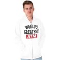 thumbnail image 5 of Funny Worlds Greatest ATM Dad Joke Zip Hoodie Sweatshirt Men Brisco Brands M, 5 of 6