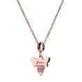 thumbnail image 4 of Charm para Pulsera LuckyLy, Dije de Abeja, Acero Inoxidable y Zirconia Cúbica, Modelo Queen Bee rosa UNITALLA, 4 of 7