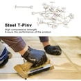 thumbnail image 4 of 100Pcs T‑Pins Tile Replacement Steel Needles, Steel Replacement Needles for Tile Floors Walls Building with High Compressive Strength, 4 of 5