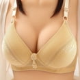 thumbnail image 2 of Padded T Shirt Bras for Women Womens Bra Thin Breathable No Steel Ring Underwear Underwire T-shirt Bra Padded Bralettes for Women Sexy, 2 of 5
