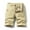 Khaki, variant on TUOBARR Cargo Shorts for Mens,Shorts Multi Pocket Cargo Pants Loose Casual Pants Straight Leg Pants Blue