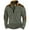 F163-Green, variant on FYDUU Mens Polo Shirts Stylish Mens Autumn Winter Folded Long Sleeve Sweatshirt Standing Collar Zip Flya Way Hoodless Sweatshirt Top Versatile Fall Tops