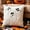 White D, variant on AuroraX Halloween Pumpkin Ghost Throw Pillow Covers Halloween Embroidered Decorative Cushion Cover Autumn Cute Farmhouse Thanksgiving Fall Home Decorations White
