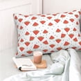 thumbnail image 5 of Kdxio Cotton Pillow Cases 16"x24" Pillowcases,Soft and Breathable Bedroom Pillow Cases-Hand Drawn Watermelon, 5 of 8