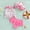czb# Pink268, variant on CUZIBR Baby Girl Swimsuit 2 Piece Swimsuit Cute Bow Spaghetti Strap Bodysuit Onesize Fashion Fruit Print Beachwear With Hat Sun Protection Bathing Suit,Pink,6-12 Months