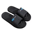 thumbnail image 5 of Unisex Slide Sandals Non-Slip Quick Dry Indoor Outdoor Fish Design Black House Slippers,Size 7.5-8.5, 5 of 5