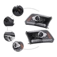 thumbnail image 4 of For 2013-2018 Dodge Ram 1500/2500/3500 Halogen Headlights Headlamp w/ LED DRL Black Clear, 4 of 17