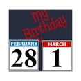 thumbnail image 3 of CafePress - 02/29 My Birthday - Kids Hooded Sweatshirt, Classic Hoodie, 3 of 4