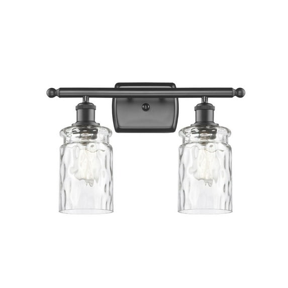 516-2W-OB-G352-LED-Innovations Lighting-Candor-7W 2 LED Bath Vanity in Industrial Style-16 Inches Wide by 12 Inches High Oil Rubbed Bronze Finish
