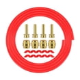 thumbnail image 1 of koolsoo Frein Olive en Laiton Insert de Raccordement Rouge, 1 of 9