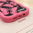 thumbnail image 6 of 3D Cute Cartoon Kawaii Butterfly Kids Teens Girls Women Creative Character Soft Silicone Case for iPhone 14 Pro Max 6.7 inch 2022, 6 of 14