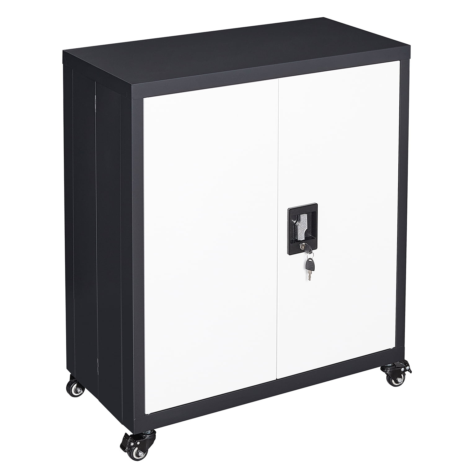 Metal Storage with Locking Doors, Lockable Steel Storage