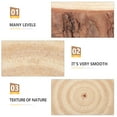 thumbnail image 5 of HEALEEP Wood Centerpiece Rustic Wedding Table Decor 1Pcs 10.6x10.6in, 5 of 6