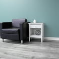 thumbnail image 5 of Adeptus Solid Wood Easy Pieces Single Drawer End Table/Nightstand w/Cubby - White, 5 of 6