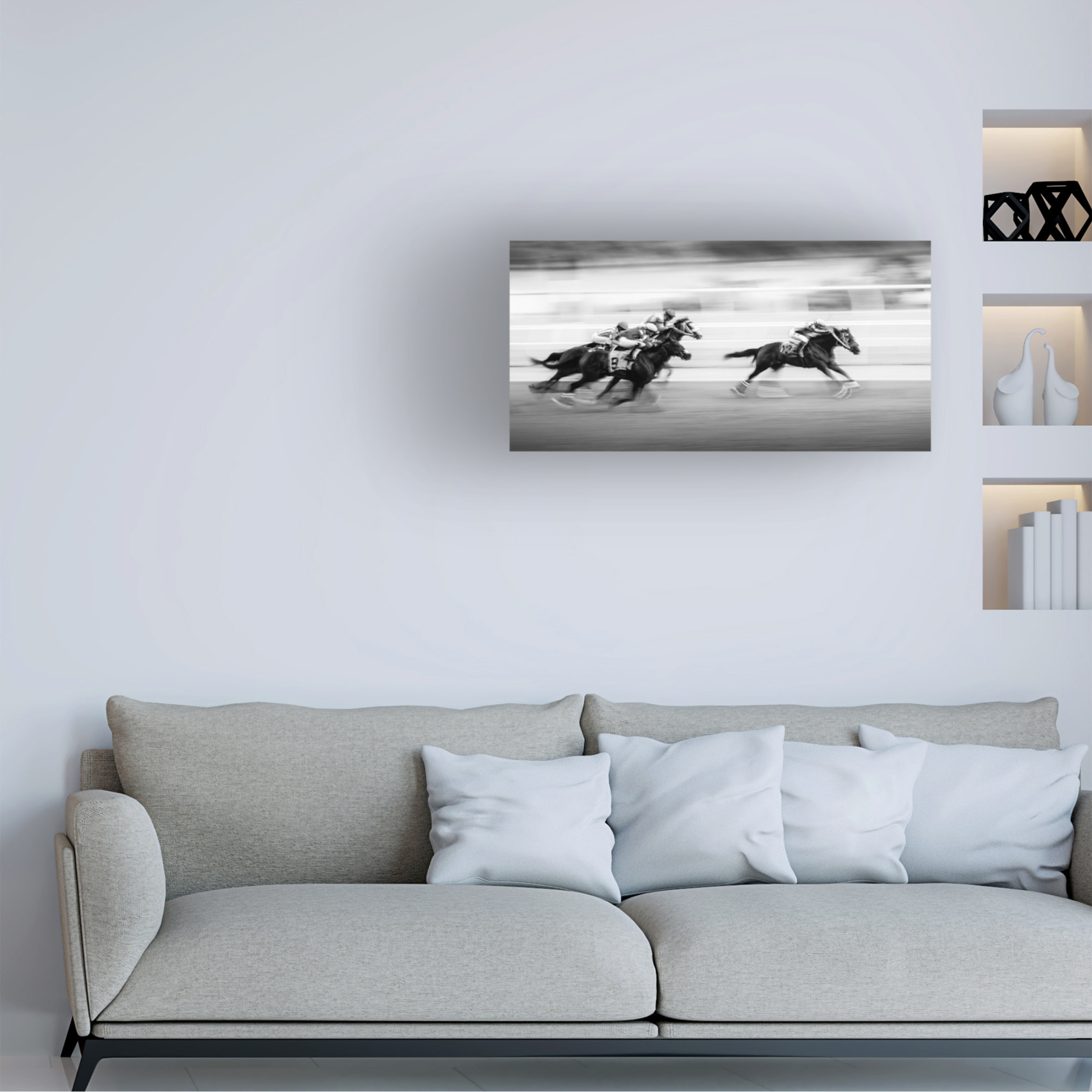 Trademark Fine Art Steven Zhou  Taking the Lead Canvas Wall Art