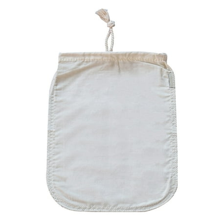 

Farfi Filter Bag Elastic Drawstring Cotton Practical Food-grade Coffee Filter Household Supplies (size M)