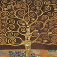 thumbnail image 2 of Klimt, Gustav 20x20 White Modern Wood Framed Museum Art Print Titled - Tree of Life-Brown II, 2 of 4
