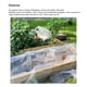 thumbnail image 3 of Yuarrent Aros de soporte de aro de túnel de plantación DIY, soporte plegable para plantas, suministros de invernadero agrícola para jardín Jardín y Patio 18 piezas, 3 of 6