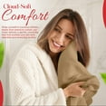 thumbnail image 6 of RIVERSIDE Hand Towel 6 Pack 16x28 Soft And Quick Dry Cotton Towels for Home Gym & Spa - Tan, 6 of 7