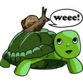 thumbnail image 3 of CafePress - Snail Riding Turtle - 20 Oz White Ceramic Mega Mug, 3 of 5