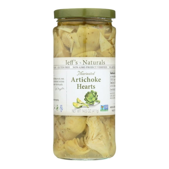 Jeff's Garden Marinated Artichoke Hearts, 14.5 oz
