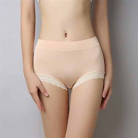 

Wodofoxo Promotion Women s Large Underwear Medium High Waist Middle-Aged Underwear