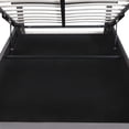 thumbnail image 5 of Tensun Grey Queen Bed: Modern Upholstered Frame with Hydraulic Lift Storage, Lift-Up Design, Heavy-Duty Slat Support - No Box Spring, 5 of 5