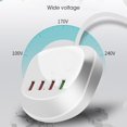 thumbnail image 4 of Cargador USB Portátil De 4 Puertos, Resistente A La Conexión Y Desconexión Cargador USB Portátil De Carga Rápida, Para Cargar Teléfonos Móviles Tabletas PC ANGGREK A NOSOTROS, 4 of 8