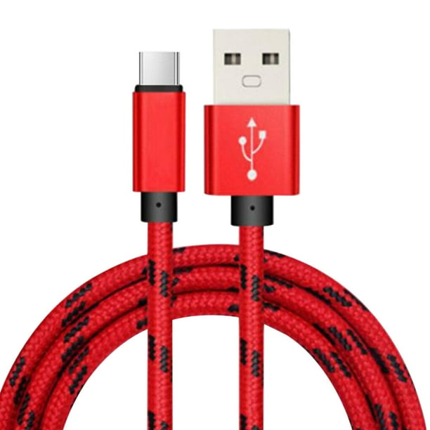 Seitruly Cable de carga Micro USB 3A (máx.), 1/2M, tipo C, Cable de datos de carga rápida, Cable de carga tejido de nailon para Cable Type11 NO11