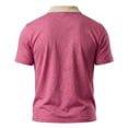 thumbnail image 4 of Ceisia Men's Slim Fit Colorblock Polo Shirts, Breathable Stretch Casual Summer Tops with Chest Pocket Gifts, 4 of 6