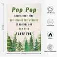 thumbnail image 3 of Pop Pop Gifts from Grandkids, Pop Pop Birthday Gifts, Pop Pop Gifts from Granddaughter, Christmas Pop Pop Gifts, Fathers Day Pop Pop Gifts Ideas, Gifts for Pop Pop Blanket (50x60), 3 of 6