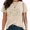 C-Apricot, variant on UNISHE Womens Made For More Christian Print T Shirts Wildflower Floral Graphic Tees Washed Vintage Casual Streetwear Tops Blue, M