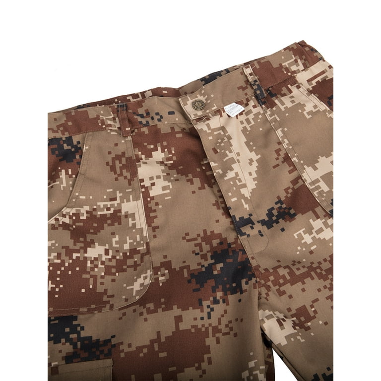 Men Digital Camo BDU Pant Desert Camo Cargo Pants With Pockets