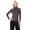 Charcoal, variant on Women's Solid Color Turtleneck Sweater - Basic and Versatile