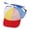 Red, variant on Rdausd Propeller Hat for Dogs and Cats, Funny Rainbow Helicopter Baseball Cap with Ear Holes, Adjustable Chin Strap, Windmill Costume Sun Cap for Parties, Photos, Parades, Walks