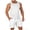 White, variant on Workout Clothes for Men 2 Piece Gym Outfits Tank Top and Shorts Polyester Mesh Sleeveless Athletic Active Sets (XL, Sky Blue)