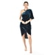 thumbnail image 1 of Vestido de terciopelo de un hombro Roman Fashion /Juvenil, 42723 (Verde botella) verde oscuro G, 1 of 5