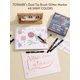 thumbnail image 4 of Marcadores TOSHARE de doble punta, 48 colores con glitter, paquete de 24, 4 of 6