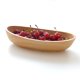 thumbnail image 2 of Plato de madera madera natural bandeja de servir ovalada de madera niño placa cookie dulces snacks platos l Magideal Plato de madera, 2 of 7