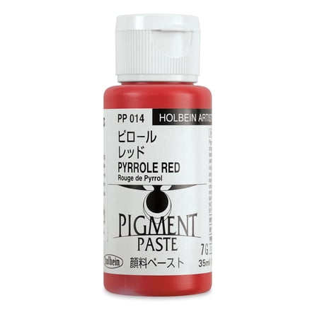 Holbein Tosai Pigment Paste - Pyrrole Red, 35 ml